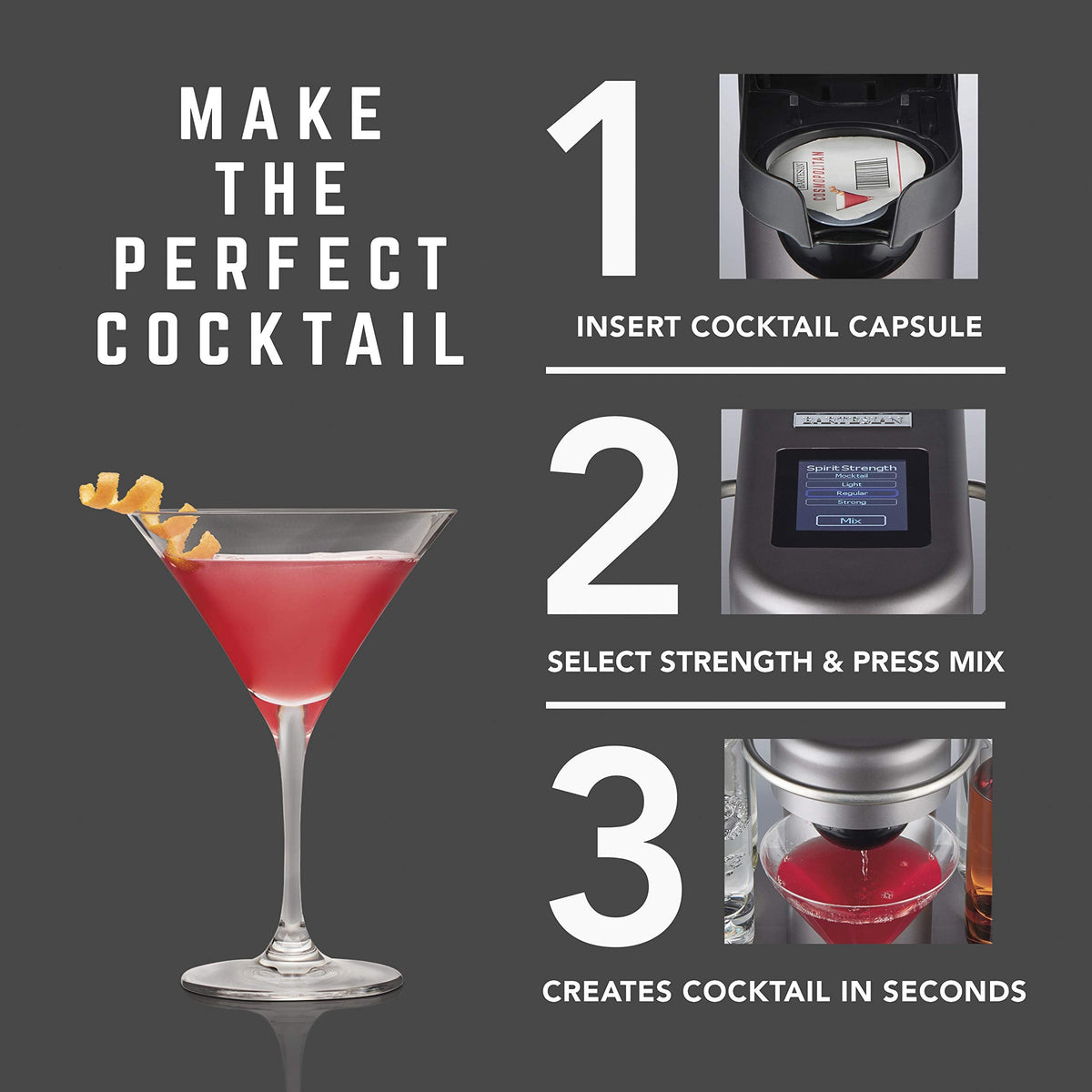 Bartesian Rum Breeze Cocktail Capsules – 8-Pack for Bartesian Premium Cocktail Maker