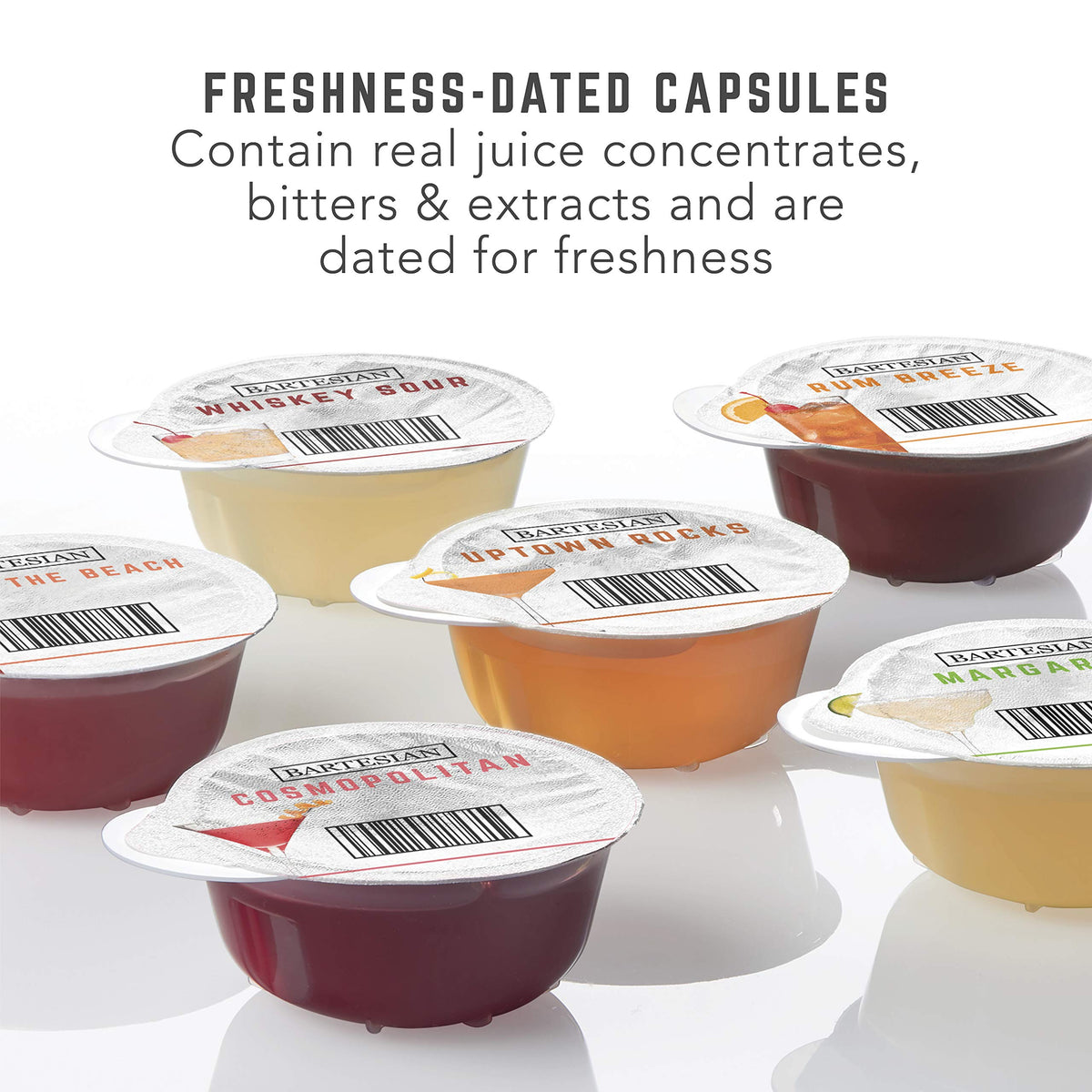 Bartesian Long Island Iced Tea Capsules – 8-Pack for Cocktail Machine