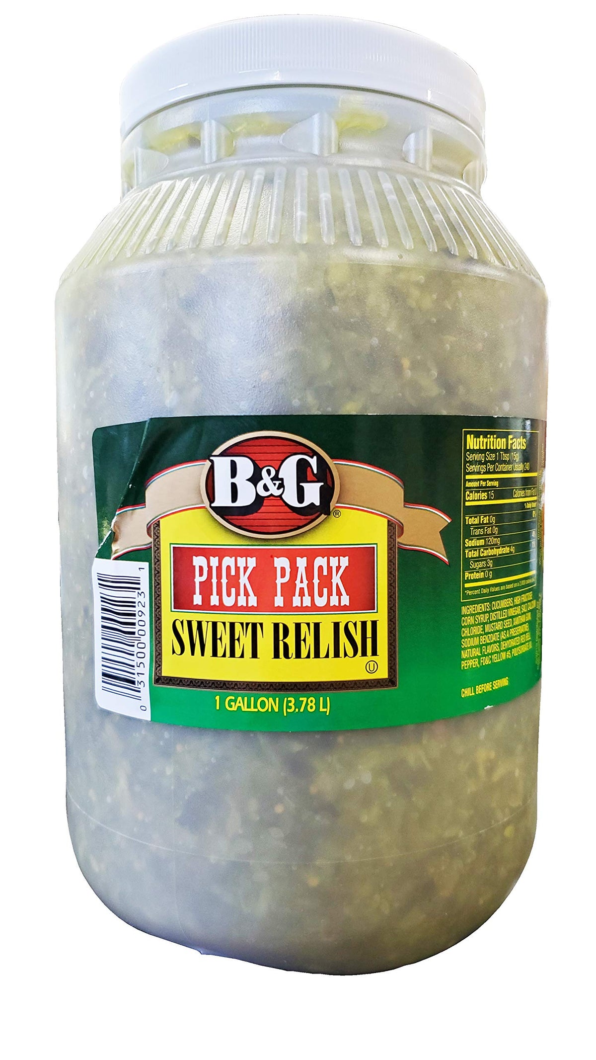 Barton & Guestier B&G Pick Pack Sweet Relish – 1 Gallon