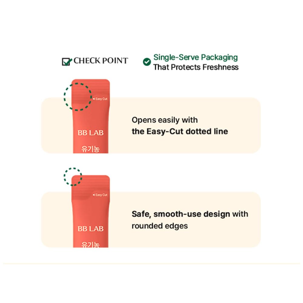 BB LAB Organic Olive Tomato Shot – 100% Spanish Organic EVOO & Tomato Blend, 20g On-the-Go Sticks