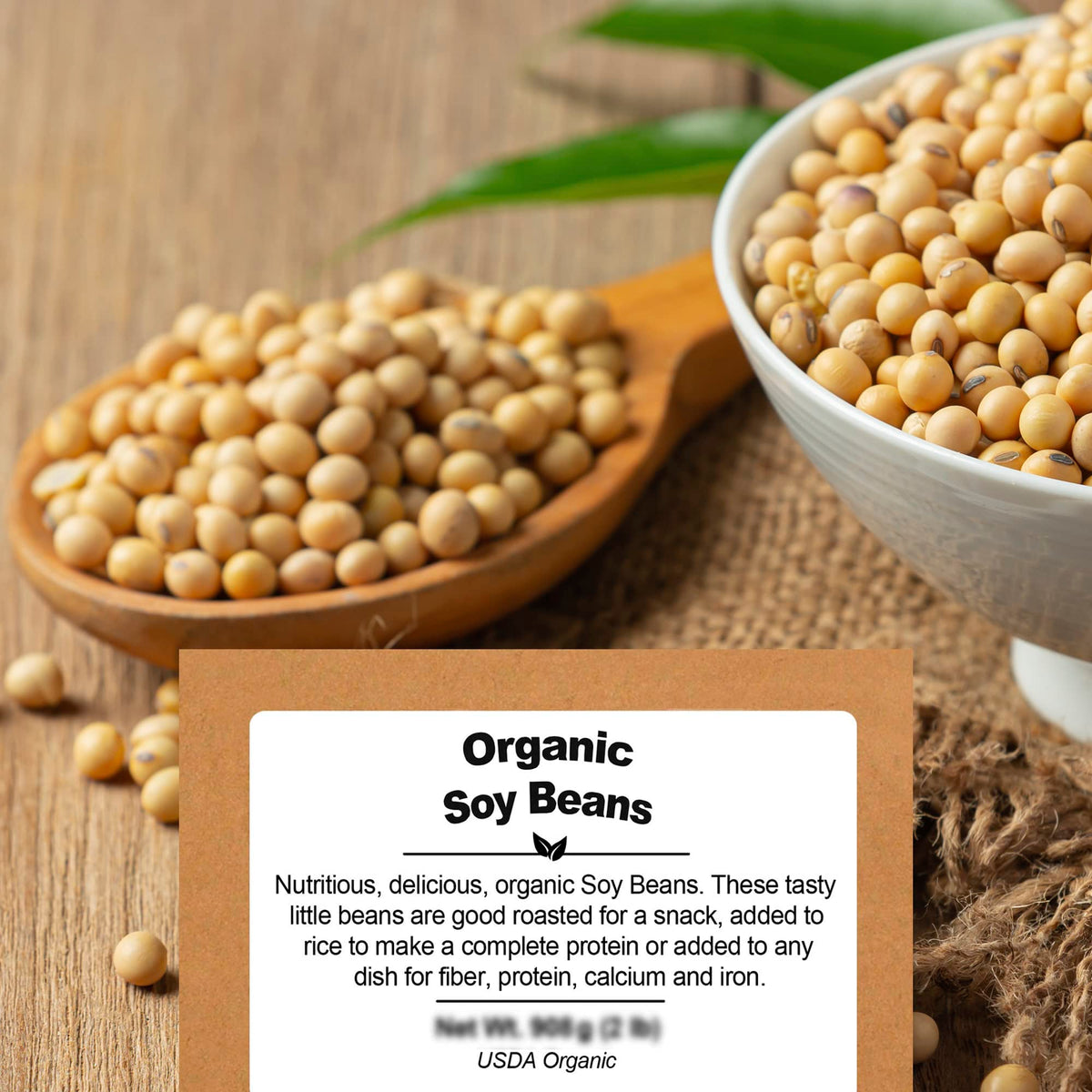 Be Still Farms Organic Soybeans – 2.8 lb Dry Soy Beans for Edamame, Soy Milk & Tofu | USDA Organic