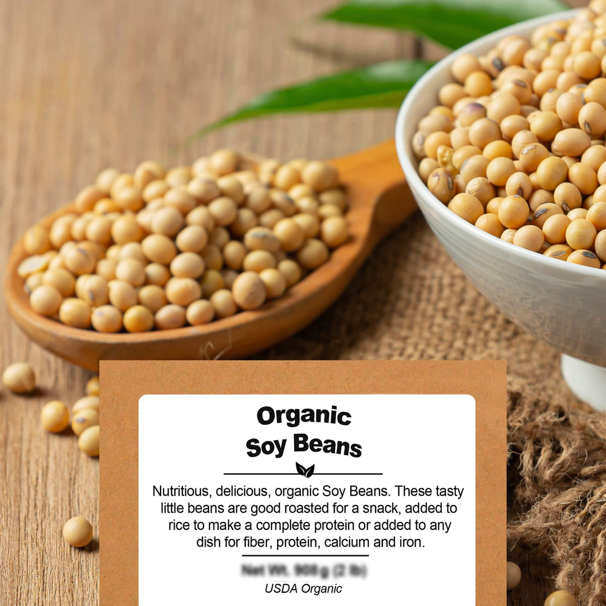 Be Still Farms Organic Soy Beans Bulk 4.8 lb | USA Grown, USDA Organic & Non-GMO