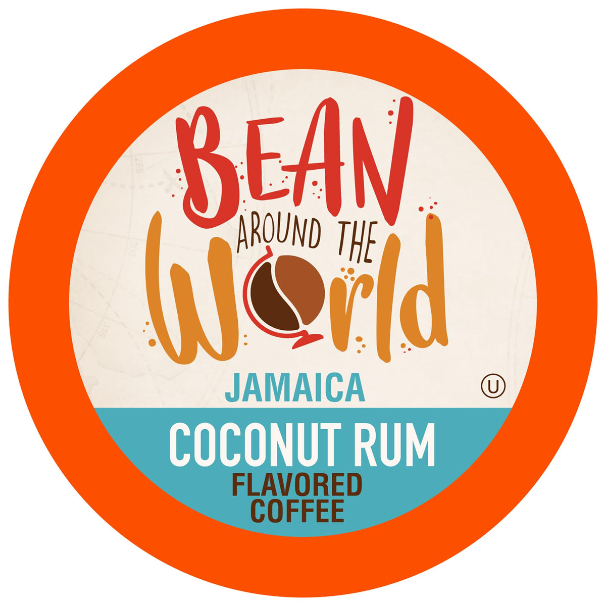 Bean Around The World Coconut Rum Coffee Pods – 40 Count, Keurig 2.0 Compatible