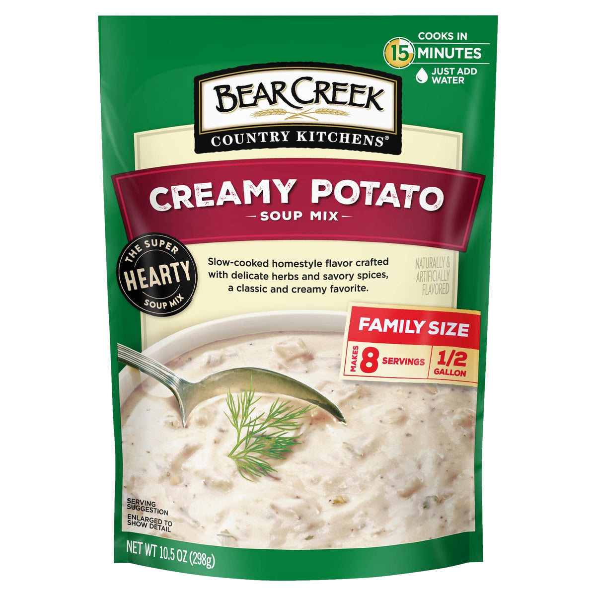 Bear Creek Creamy Potato Soup Mix – 10.5 oz (Pack of 6) | Rich, Creamy Comfort in Minutes