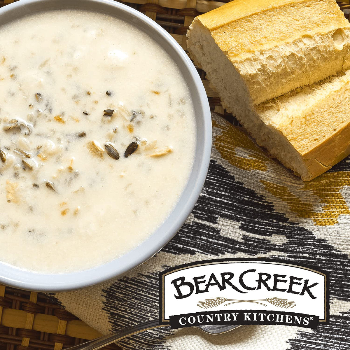 Bear Creek Creamy Wild Rice Soup Mix – 9.6 oz Pack of 6