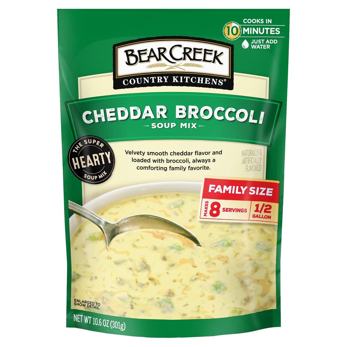 Bear Creek Cheddar Broccoli Soup Mix – 10.6 oz Pack of 6