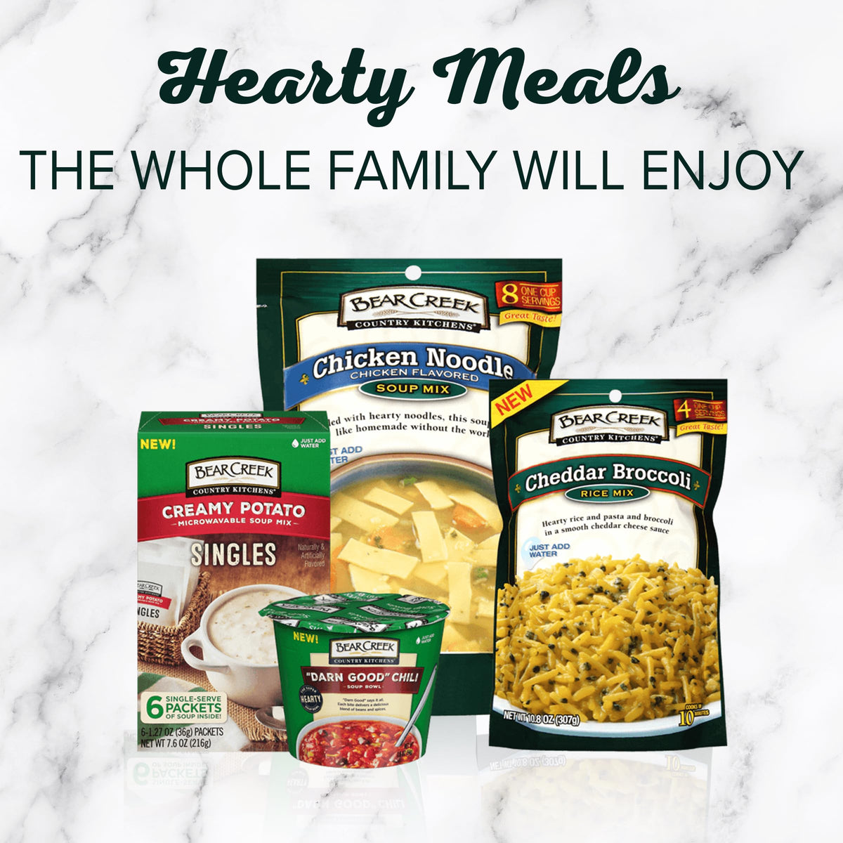 Bear Creek Cheddar Broccoli Soup Mix – 10.6 oz Pack of 6