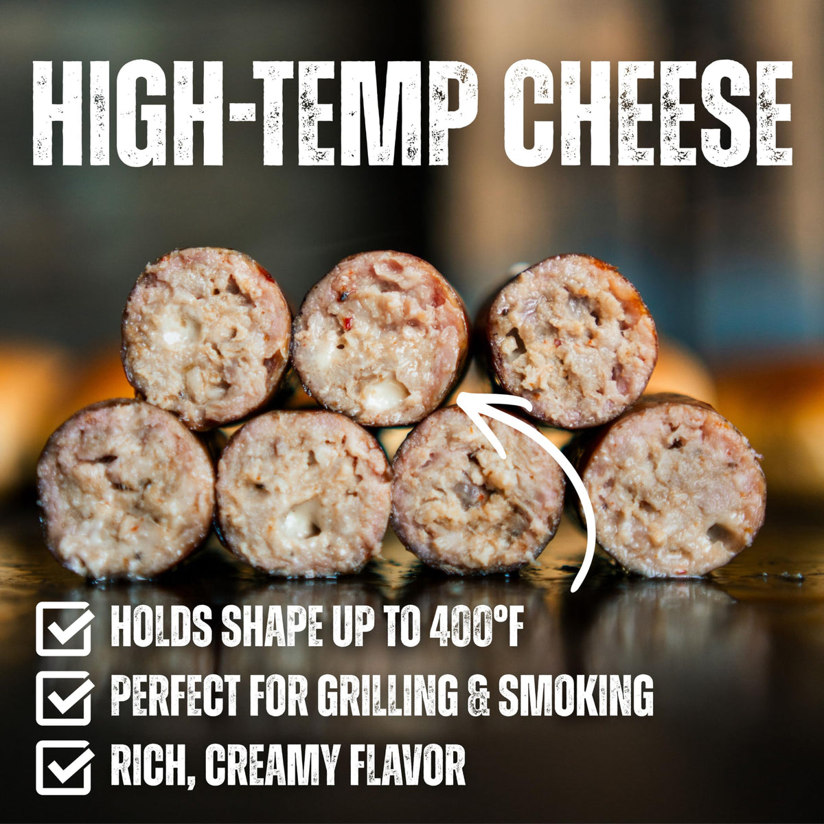 Bearded Butcher Blend High-Temp Pepper Jack Cheese 2.5 lb