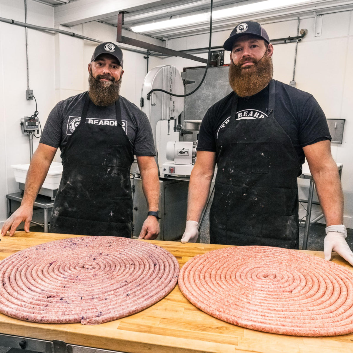 Bearded Butcher Blend Seasoning — Natural Sheep Casings 20-22mm for Homemade Sausage (Up to 15 lbs)