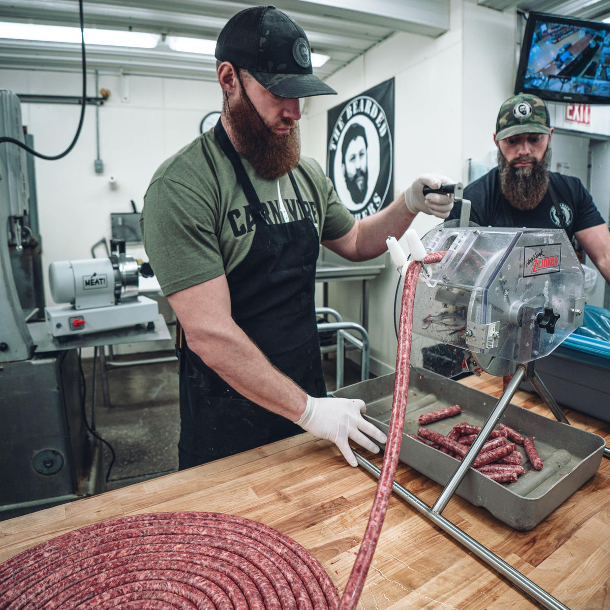 Bearded Butcher Blend Seasoning — Natural Sheep Casings 20-22mm for Homemade Sausage (Up to 15 lbs)