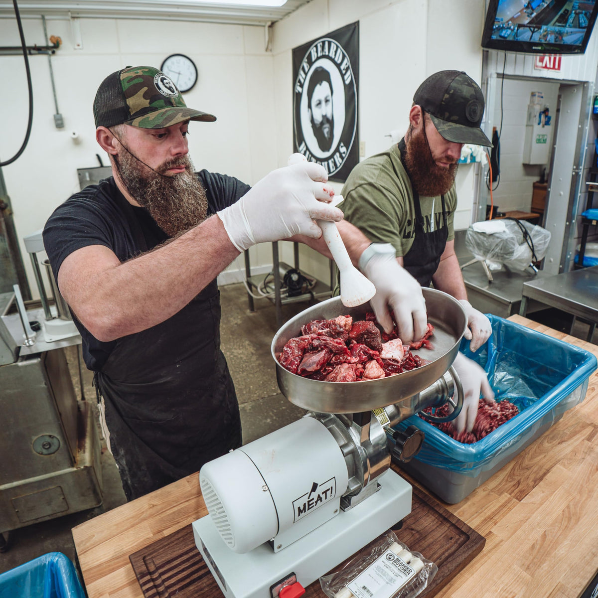 Bearded Butcher Blend Seasoning — Natural Sheep Casings 20-22mm for Homemade Sausage (Up to 15 lbs)