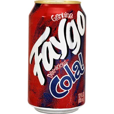 BeeQ Faygo Variety Soda Pack — 18 Cans, 6 Flavors (Redpop, Kiwi Strawberry, Fruit Punch, Pineapple Orange, Cola, Grape)