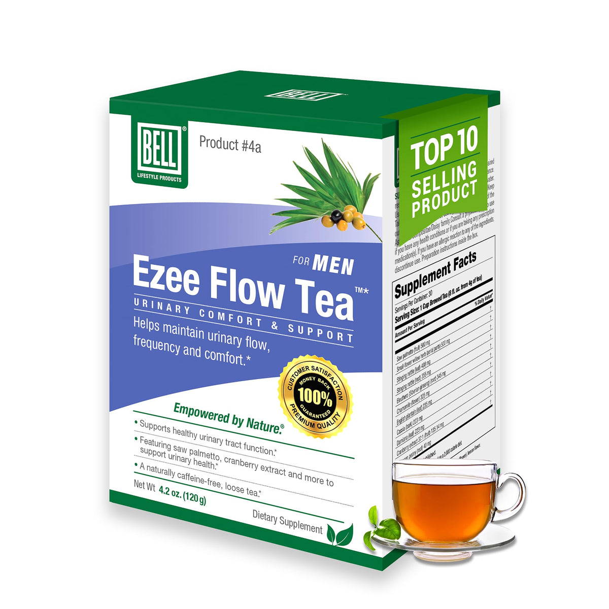 Bell Ezee Flow Urinary Support Tea for Men – Natural, Gentle Flow Support