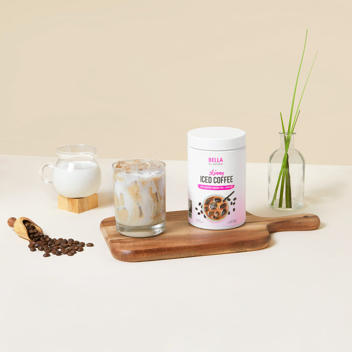 Bella All Natural Skinny Iced Coffee - Good Taste 500 g (17.6 oz)