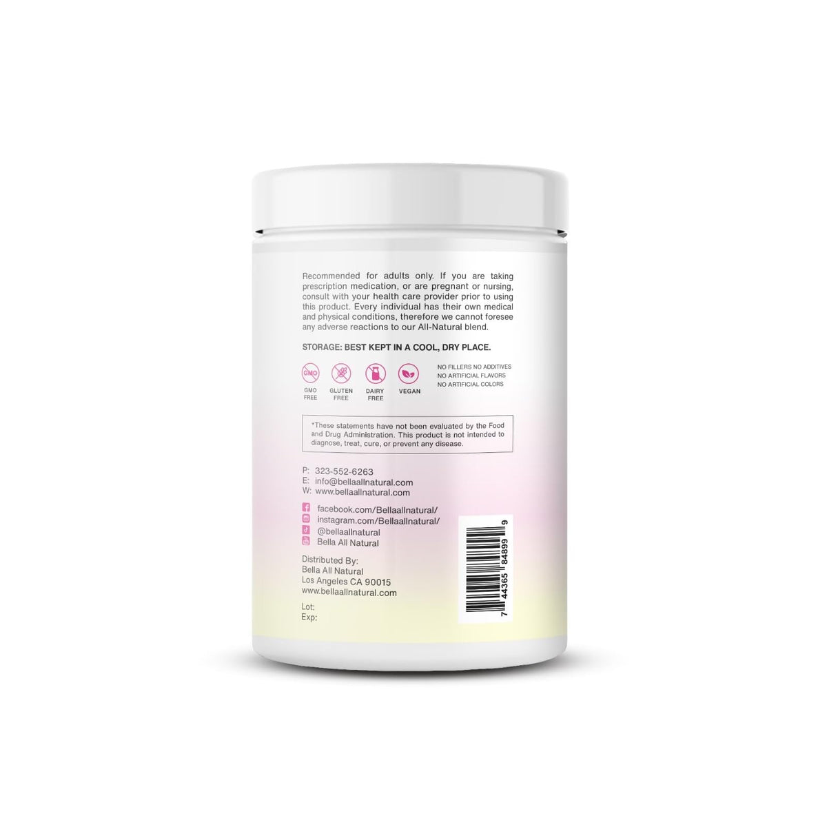 Bella All Natural Skinny Vanilla Iced Coffee - 500g | Instant Coffee Mix