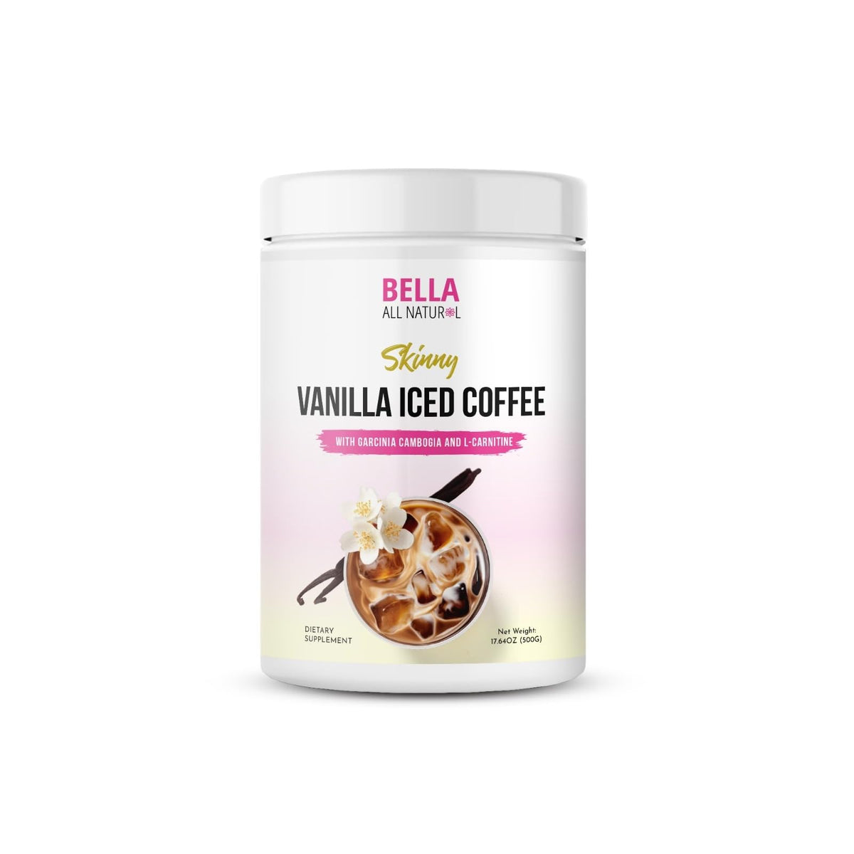 Bella All Natural Skinny Vanilla Iced Coffee - 500g | Instant Coffee Mix