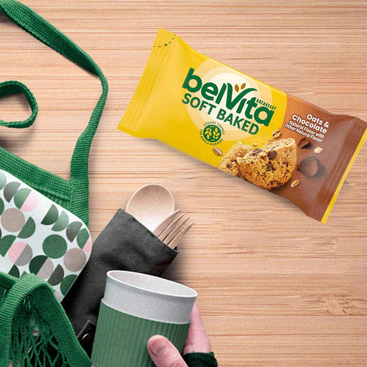 belVita Soft Baked Oats & Chocolate Breakfast Bars – 6 Boxes (30 Packs)