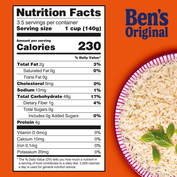 BEN'S ORIGINAL Ready Rice Jasmine – Family Size, Microwaveable 6-Pack