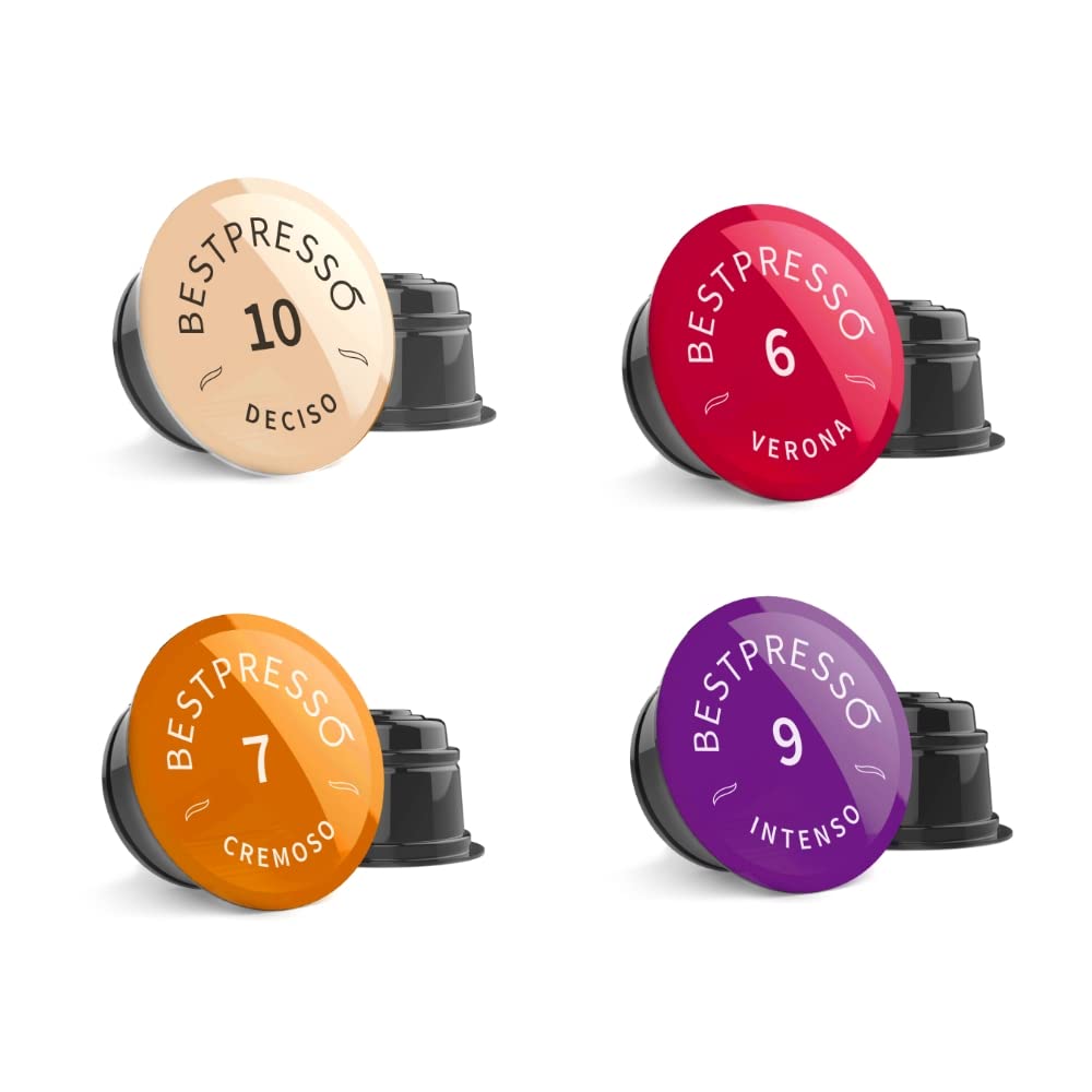 Bestpresso Variety Pack 80 Pods – Verismo, Caffitaly, CBTL, K-fee Compatible