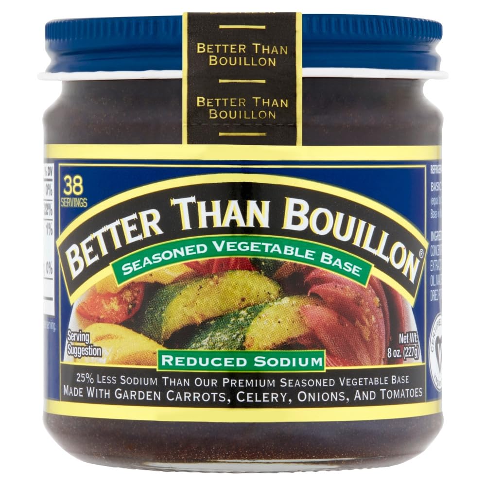 Better Than Bouillon Reduced Sodium Base Variety Pack – 3 Jars (Chicken, Beef, Vegetable)
