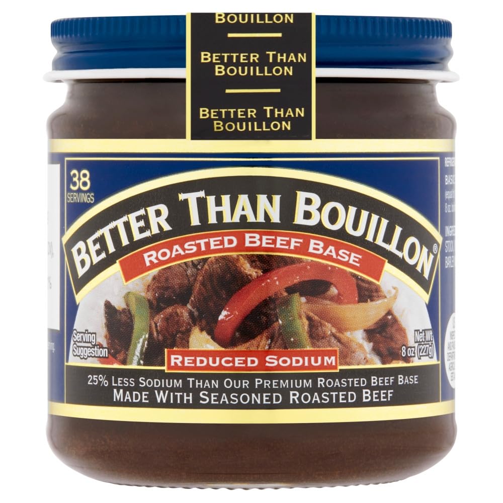 Better Than Bouillon Reduced Sodium Base Variety Pack – 3 Jars (Chicken, Beef, Vegetable)