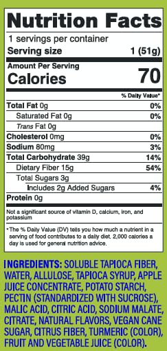 Better Sour Guava Calamansi Lime Gummy Stars – Gluten-Free Vegan Fiber Gummies (Pack of 10)