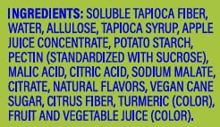 Better Sour Guava Calamansi Lime Gummy Stars – Gluten-Free Vegan Fiber Gummies (Pack of 10)