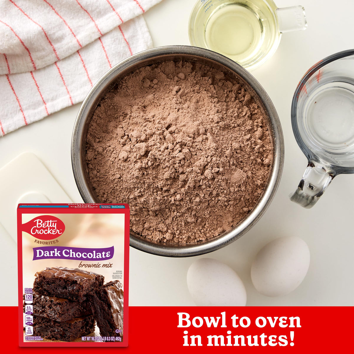 Betty Crocker Favorites Dark Chocolate Brownie Mix, 16.3 oz (Pack of 12)