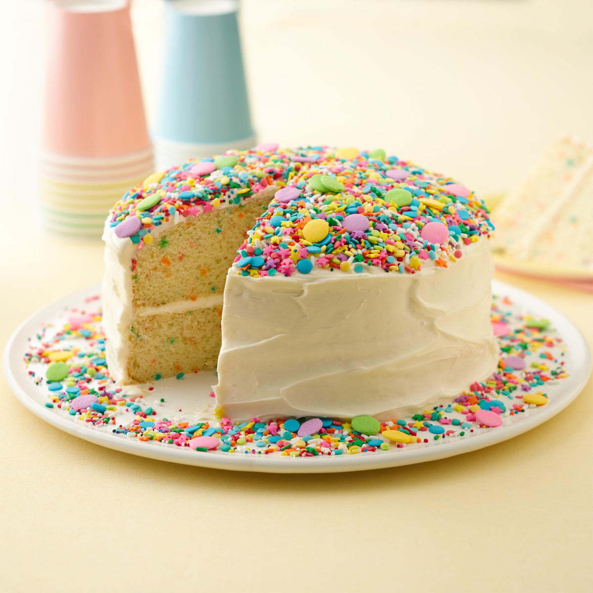 Betty Crocker Delights Super Moist Party Rainbow Chip Cake Mix, 13.25 oz, Pack of 12