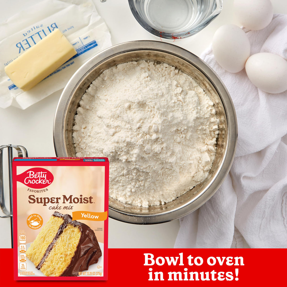 Betty Crocker Favorites Super Moist Yellow Cake Mix, 13.25 oz — Pack of 12