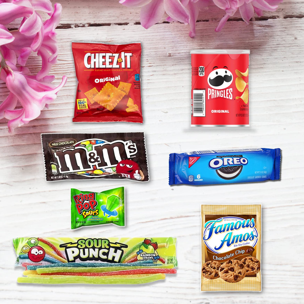 Beyond The Box Birthday Gift Basket – Candy Variety Pack with Balloon, Snacks & Greeting Card