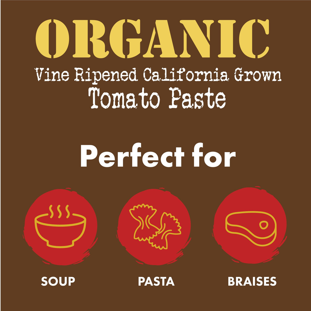 Bianco DiNapoli Organic Tomato Paste, 6 oz Pack of 12 – California Grown Vine-Ripened Tomatoes
