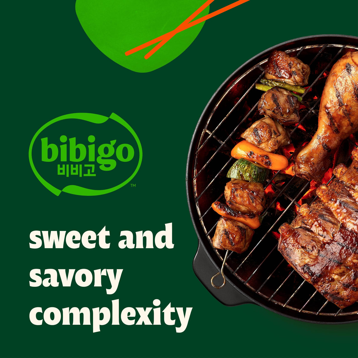 Bibigo Original Korean BBQ Sauce — Pack of 6, 16.9 oz Bottles