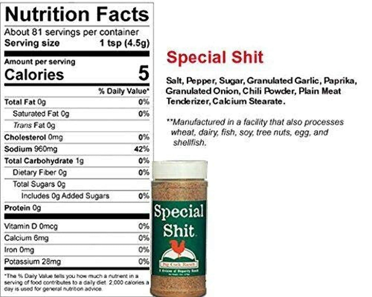 Big Cock Ranch Box o' Shit Sampler Pack — 4 Seasonings (Bull, Special, Good & AW)