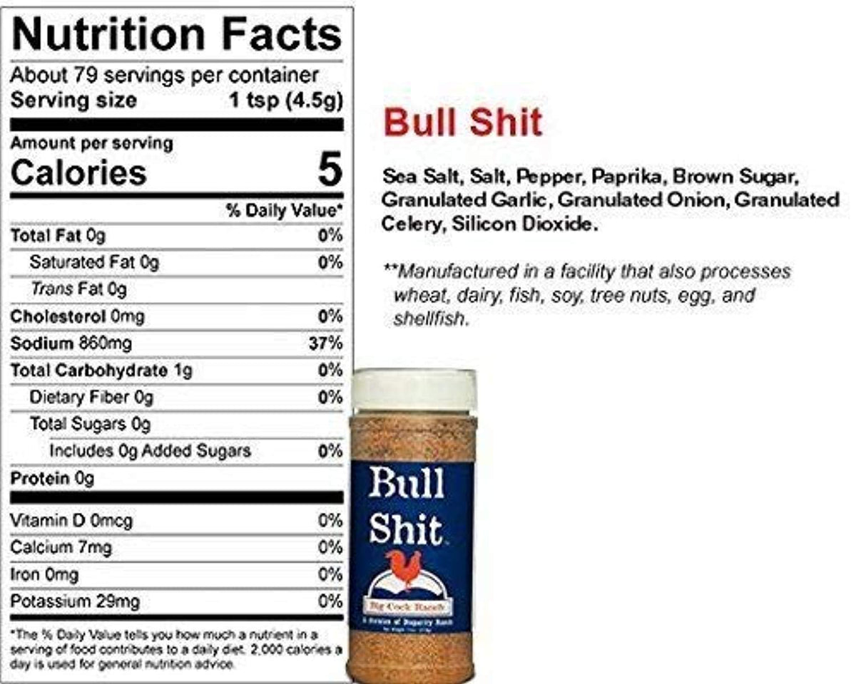 Big Cock Ranch Box o' Shit Sampler Pack — 4 Seasonings (Bull, Special, Good & AW)