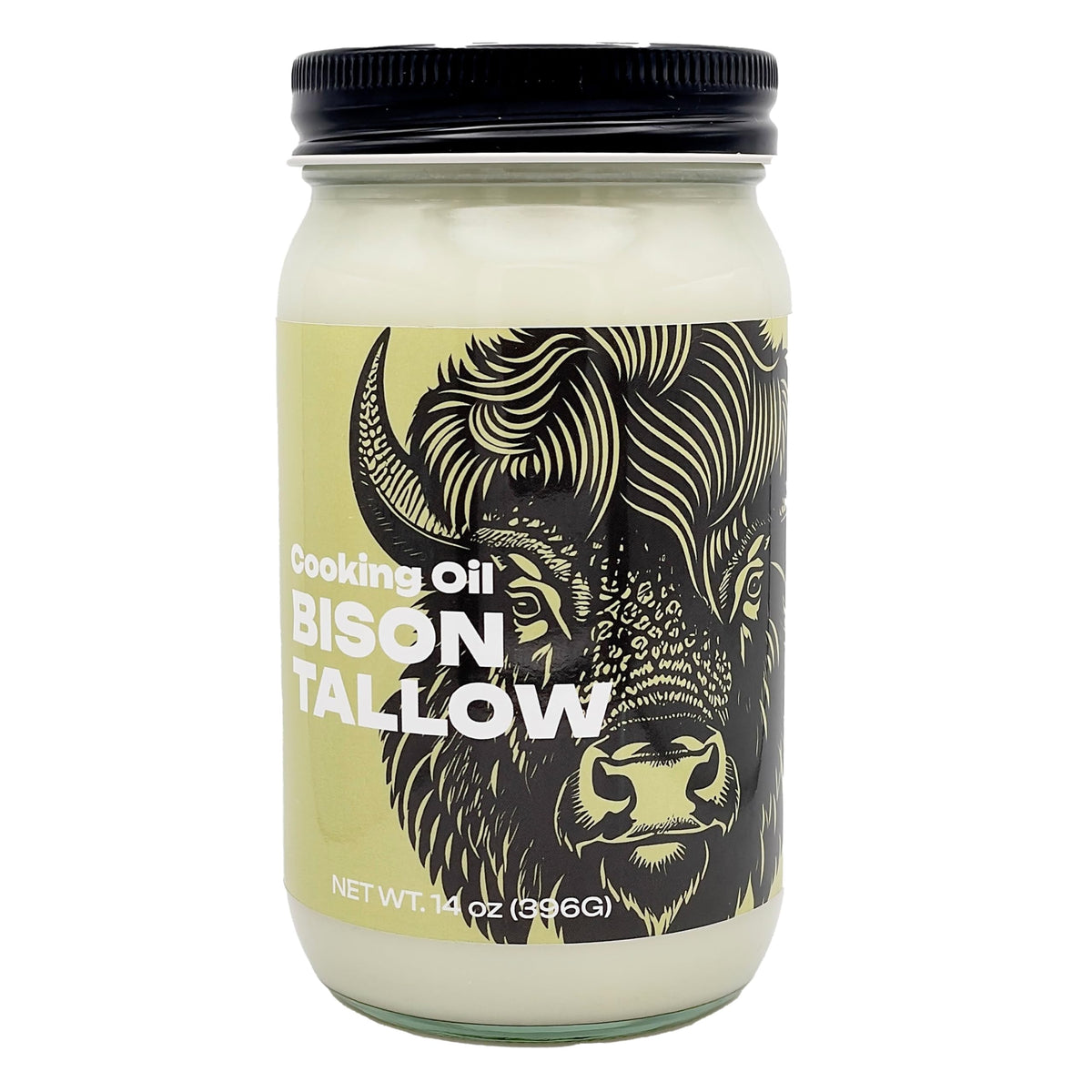 Big Crazy Buffalo Bison Tallow – High-Heat Cooking Oil, 14 oz