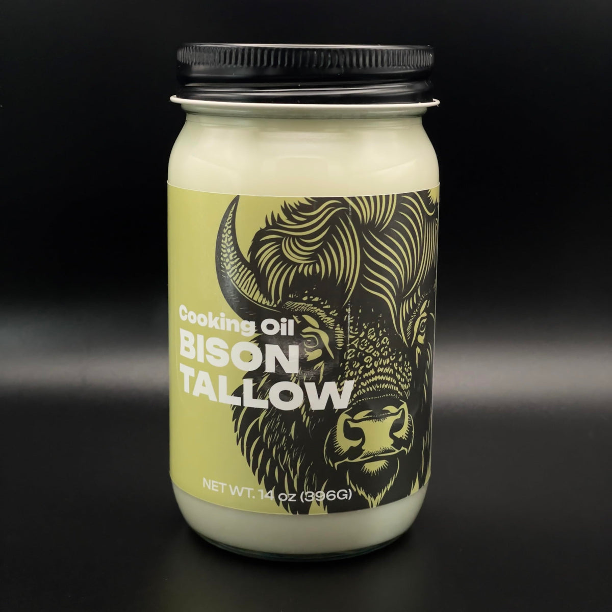 Big Crazy Buffalo Bison Tallow – High-Heat Cooking Oil, 14 oz