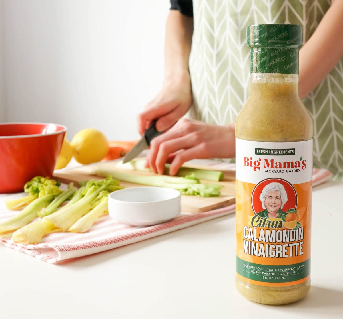 Big Mama's Citrus Calamondin Vinaigrette – Vegan & Gluten-Free, 12 Oz (Pack of 3)