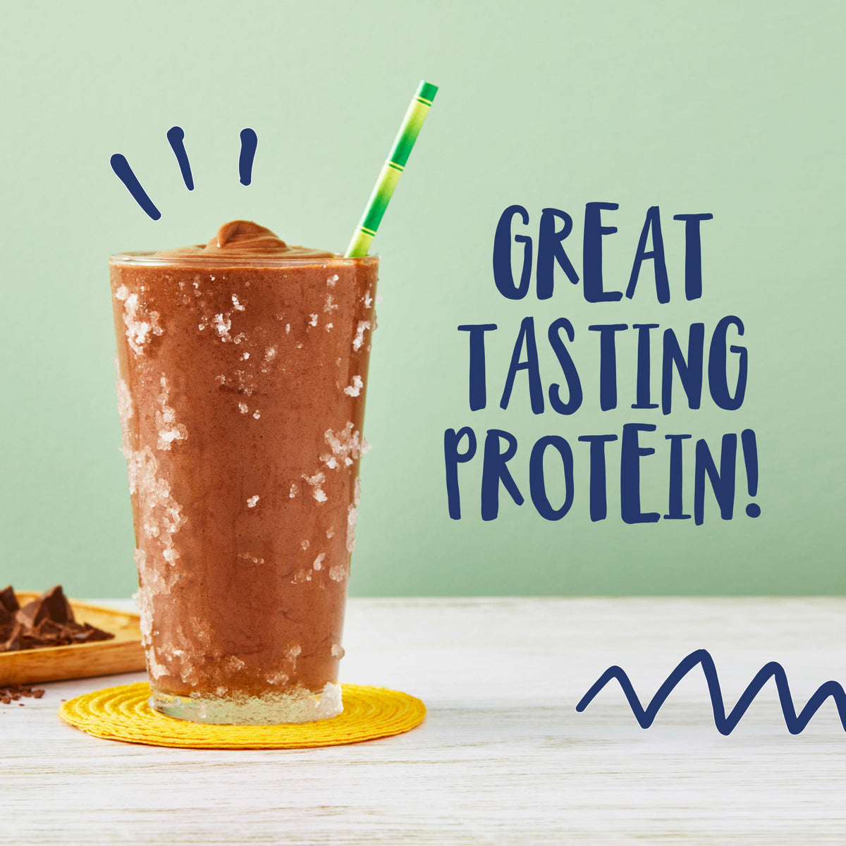 Big Train Fit FrappeMocha Protein Beverage Mix – 3 lb, Mocha Coffee Flavor, 16 g Protein, 130 Calories