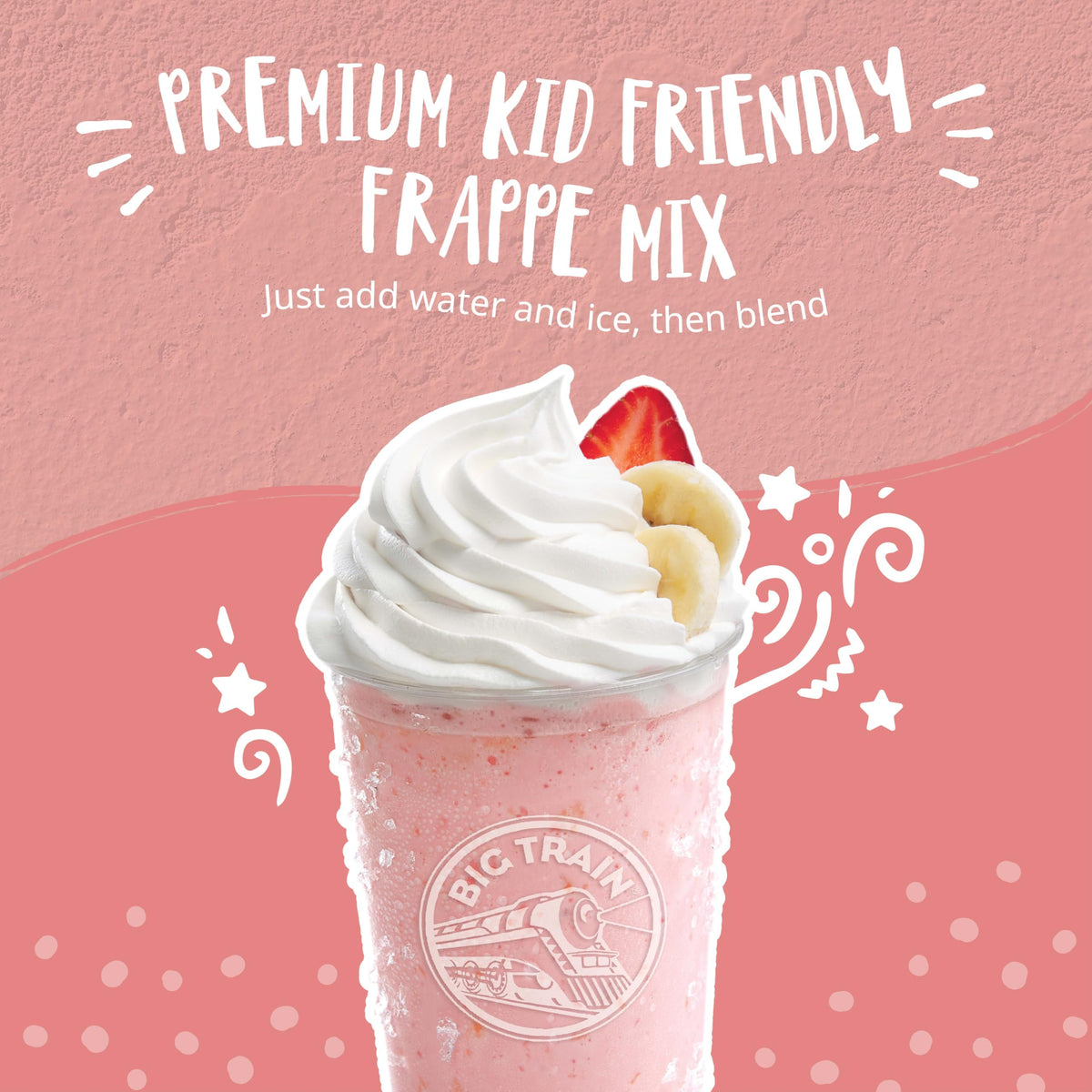 Big Train Kidz Kreamz Cotton Candy Blended Beverage Mix, 3.5 lb (Pack of 1)