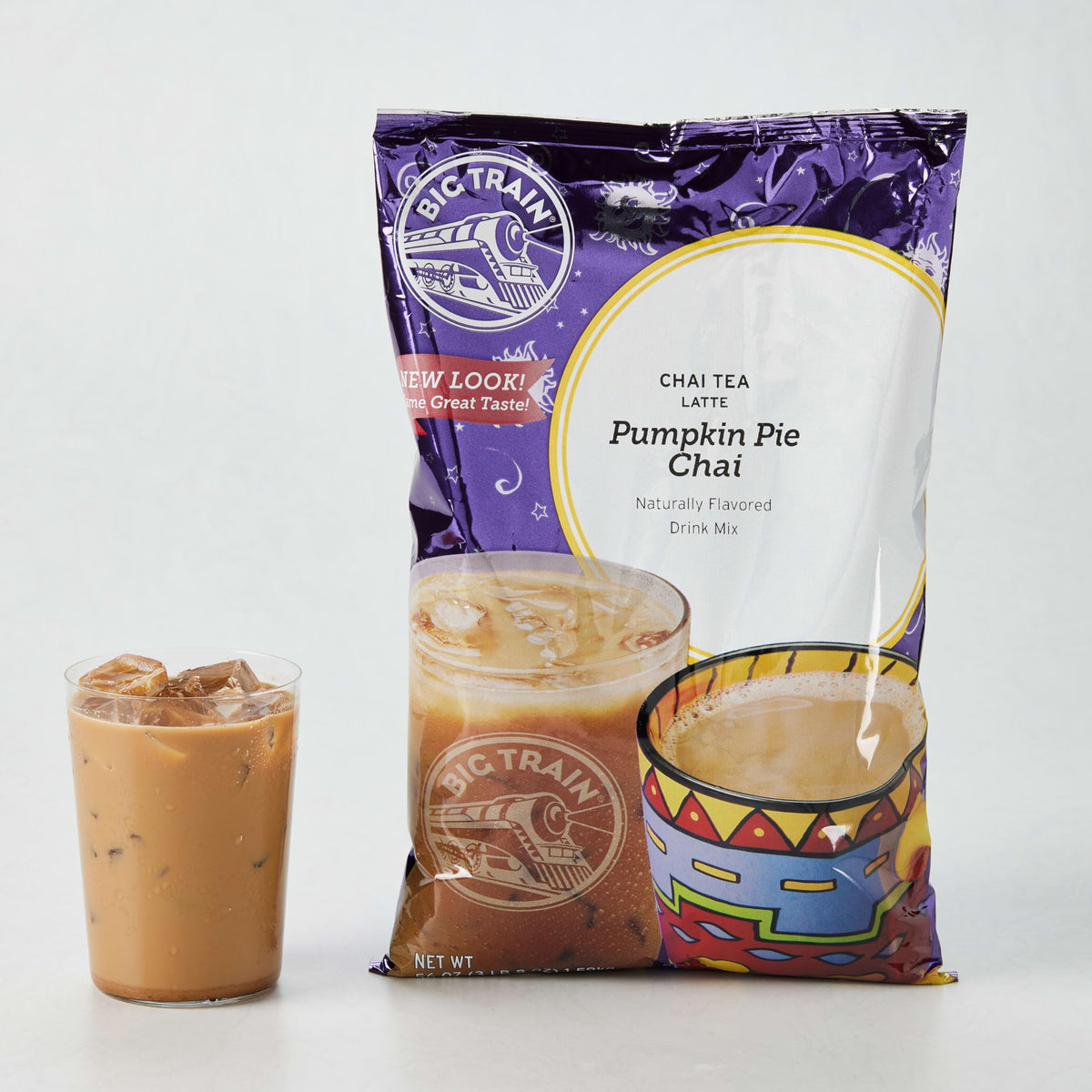 Big Train Pumpkin Pie Chai Tea Latte Mix – Single Bag 3.5 lb