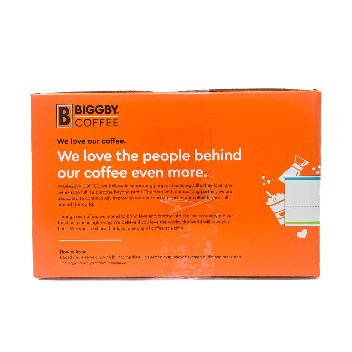 BIGGBY® Best Single Serve Coffee Pods – 80 Count, Medium Roast, Recyclable Cups