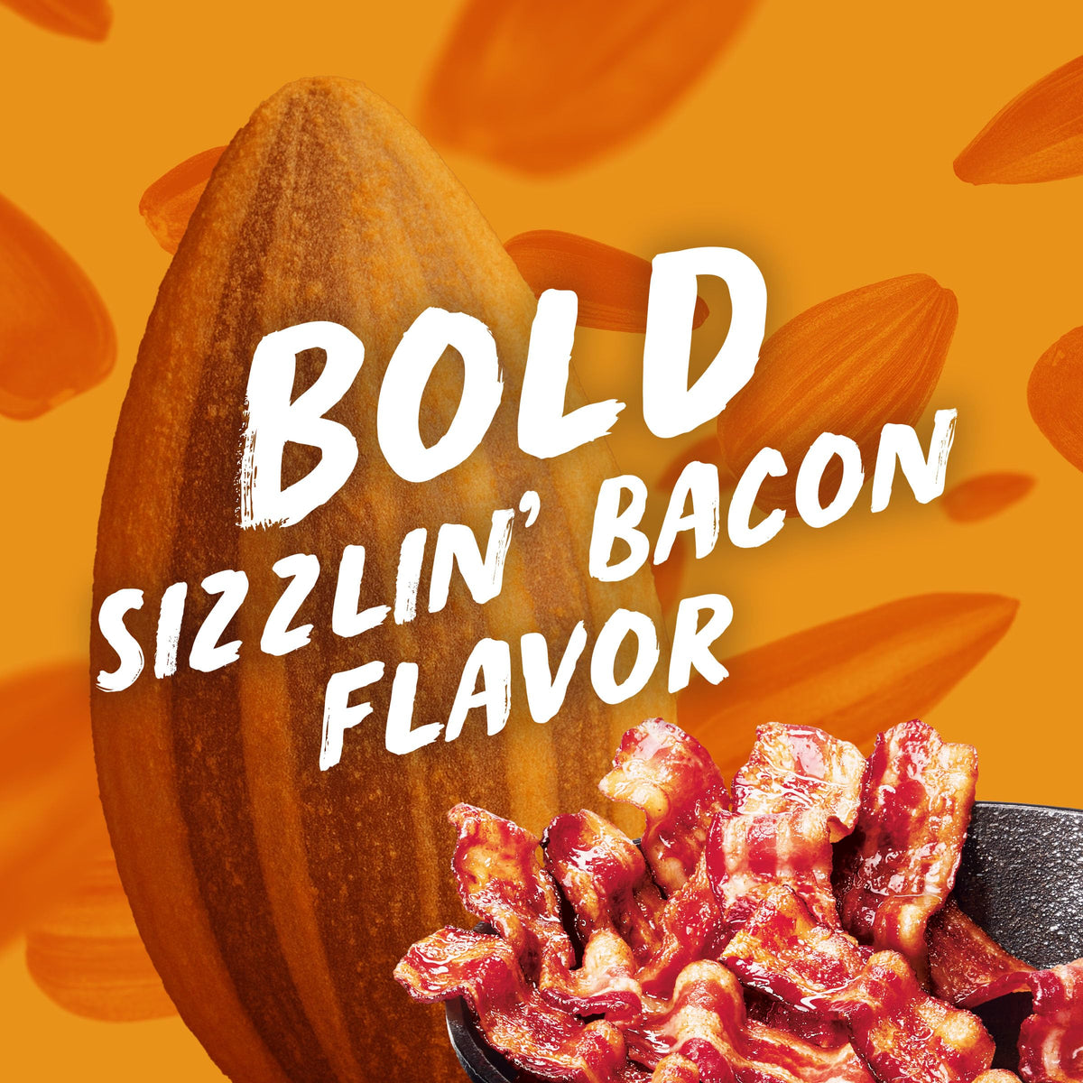 BIGS Sizzlin' Bacon Sunflower Seeds – Jumbo 5.35 oz Bags, Pack of 12 | Keto-Friendly Snack