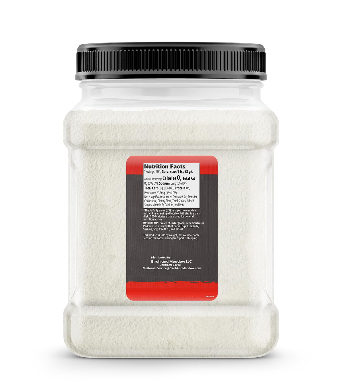 Birch & Meadow Cream of Tartar – 4 lb Baking Stabilizer
