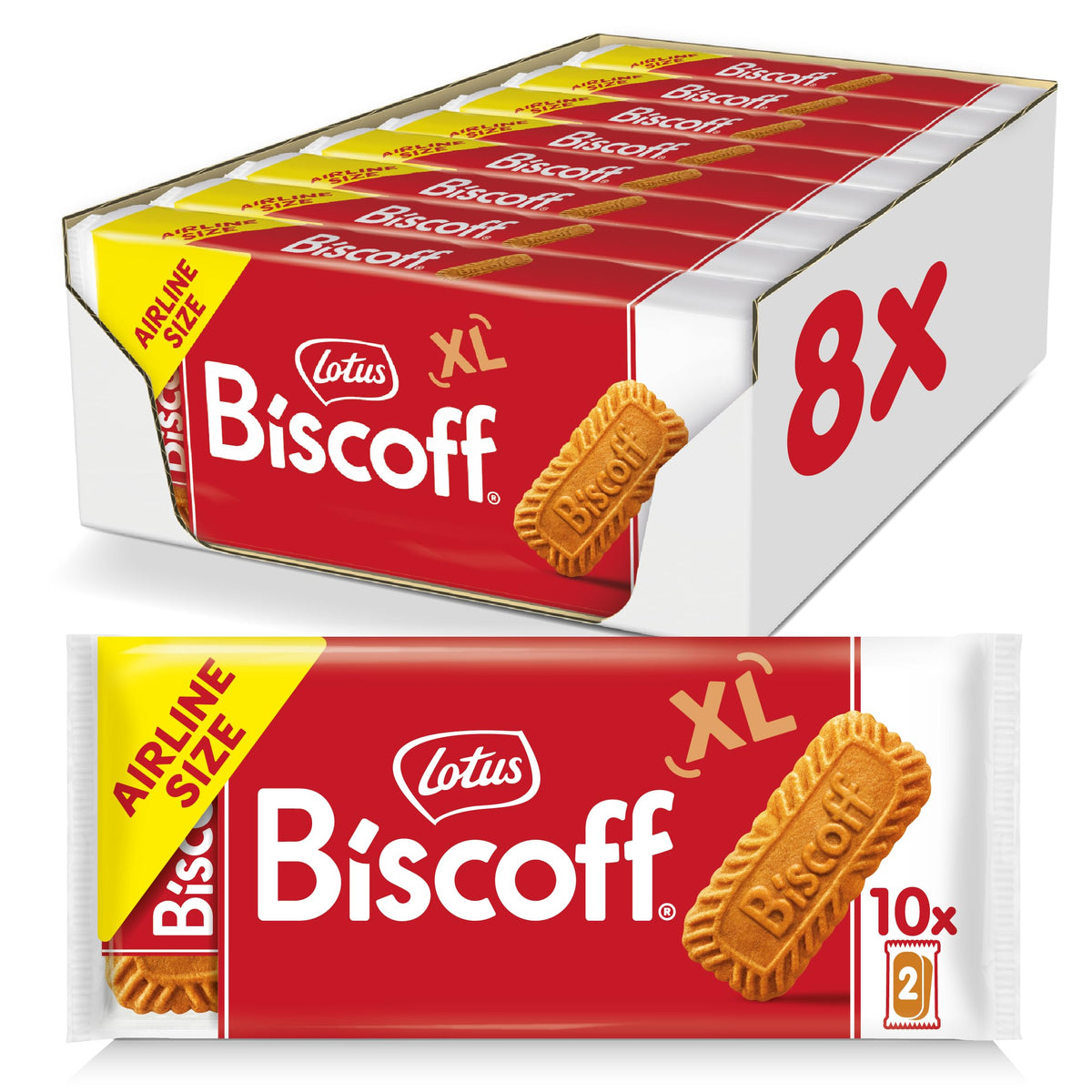Biscoff Lotus Airplane Cookies – Vegan Two-Pack (80 Cookies)