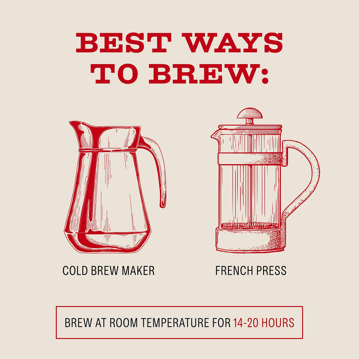 Bizzy Organic Cold Brew Coffee — Smooth Medium Roast, Coarse Ground, 2 lb