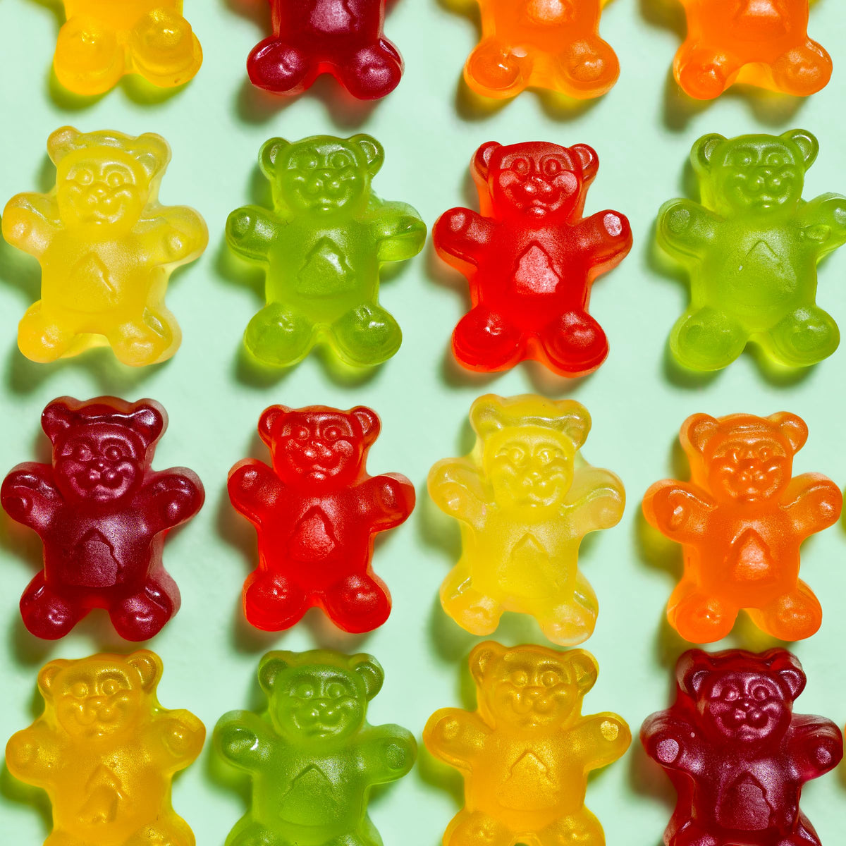 Black Forest Gummy Bears Candy — Real Fruit Juice, 12 Pack (3 oz Each)