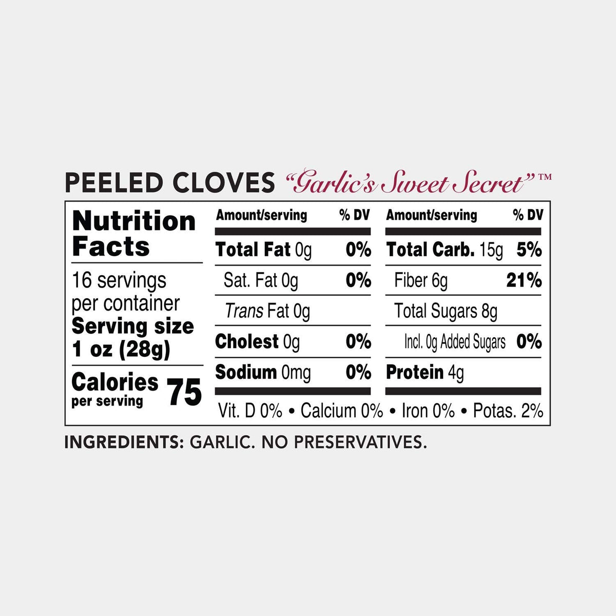 Peeled Black Garlic (1 lb) – Kosher Certified by Black Garlic North America