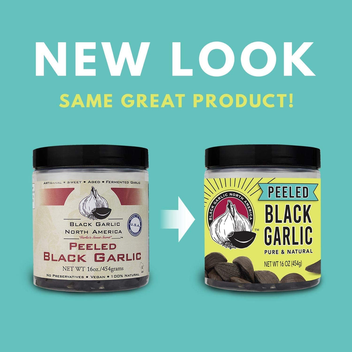 Peeled Black Garlic (1 lb) – Kosher Certified by Black Garlic North America