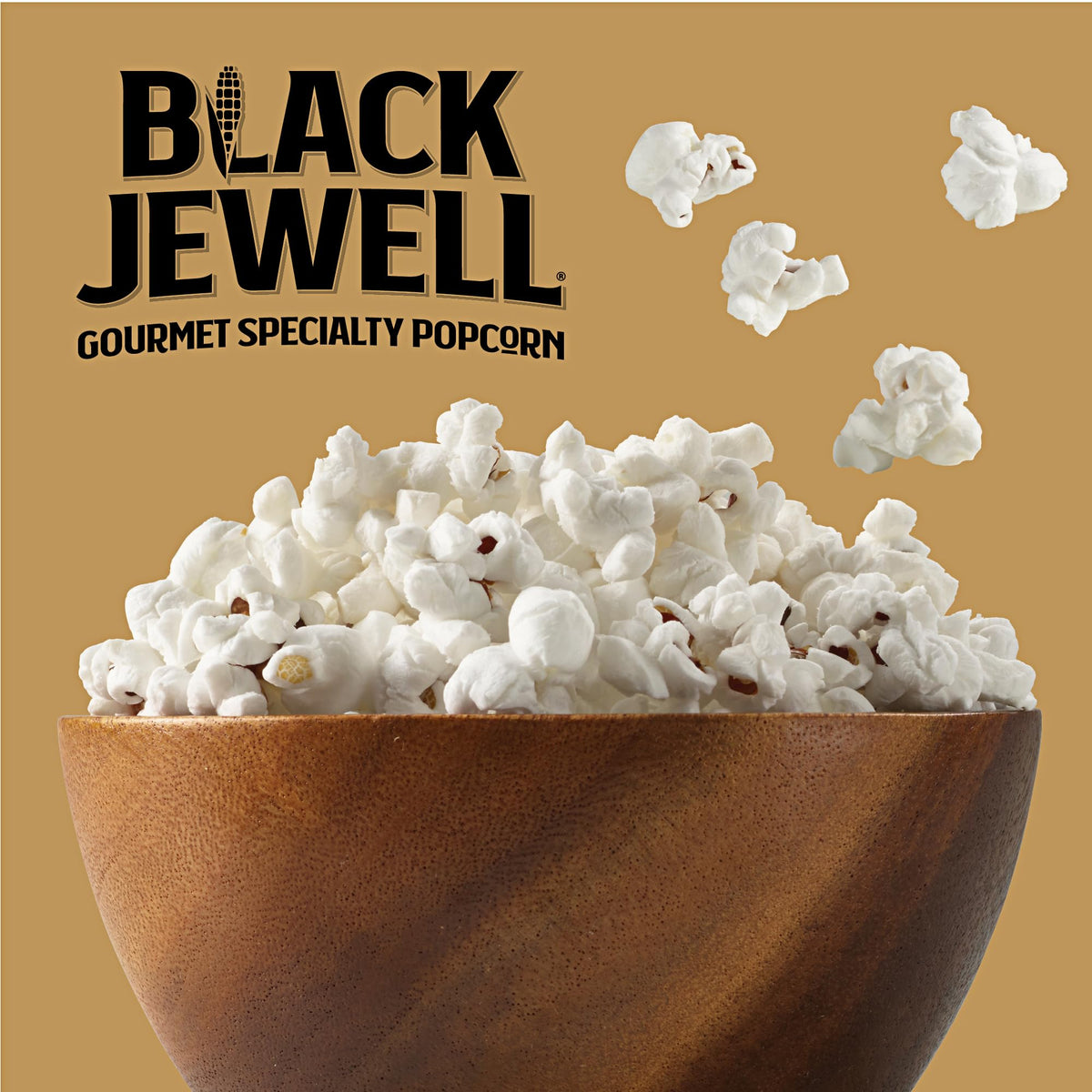Black Jewell Gourmet Popcorn – Healthy No Salt No Oil Snack (6 x 8.7 oz)